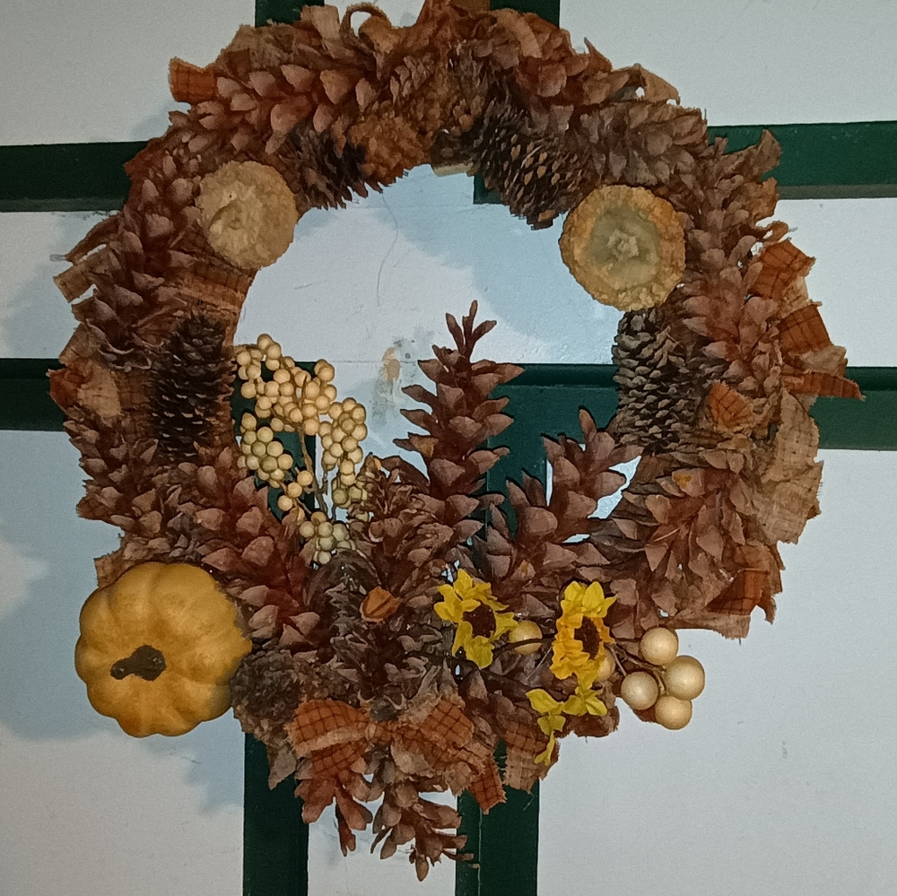 Unique Artisan Handmade Fall Wreath